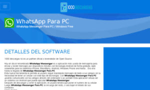 Whatsapp-for-pc-free.1000descargas.net thumbnail