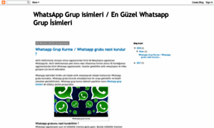 Whatsapp-grup-isimleri.blogspot.com thumbnail