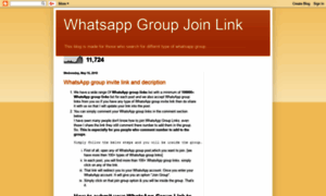 Whatsappgroupjoinlink300.blogspot.com thumbnail