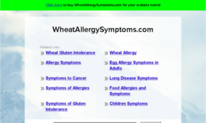 Wheatallergysymptoms.com thumbnail