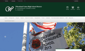 Wheatlanduhsd.org thumbnail