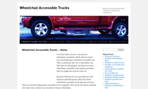 Wheelchairaccessibletrucks.com thumbnail
