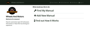 Wheelsandmotors.com thumbnail