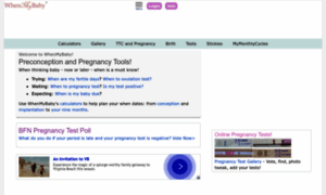 Whenmybaby.com thumbnail