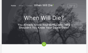 Whenwilldie.com thumbnail