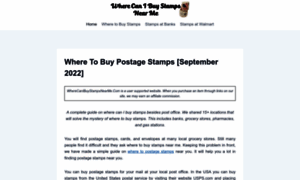 Wherecanibuystampsnearme.com thumbnail