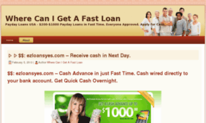 Wherecanigetafastloan.info thumbnail