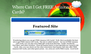 Wherecanigetfreeamazongiftcards.blinkweb.com thumbnail