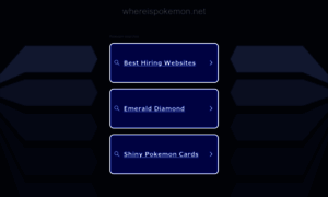 Whereispokemon.net thumbnail