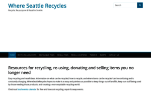 Whereseattlerecycles.com thumbnail