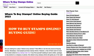 Wheretobuystamps.online thumbnail