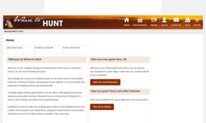 Wheretohunt.net thumbnail