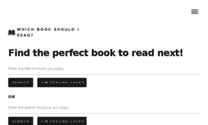 Whichbookshouldiread.com thumbnail