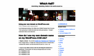 Whichhalf.wordpress.com thumbnail