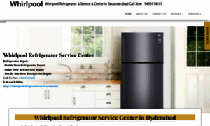 Whirlpoolrefrigeratorservicecenter.in thumbnail
