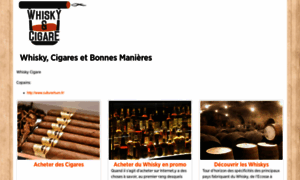 Whisky-cigare.com thumbnail