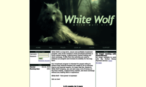 White-wolf.biz thumbnail