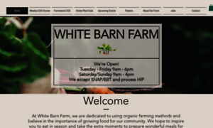 Whitebarnfarm.org thumbnail