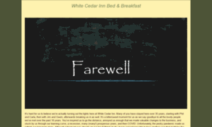 Whitecedarinn.com thumbnail