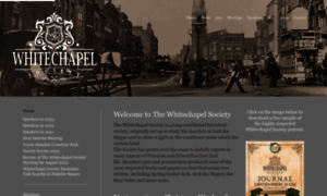 Whitechapelsociety.com thumbnail