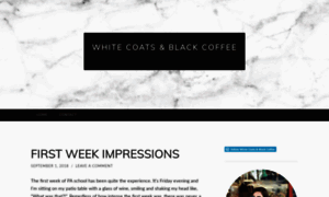 Whitecoatsandblackcoffee.com thumbnail