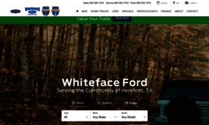 Whitefaceford.net thumbnail