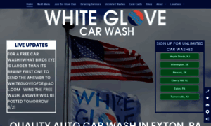 Whiteglovecarwash.com thumbnail