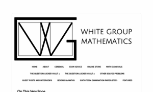 Whitegroupmaths.com thumbnail