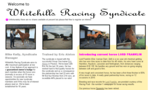 Whitehillsracingsyndicate.co.uk thumbnail