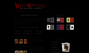 Whiteknucklecards.com thumbnail