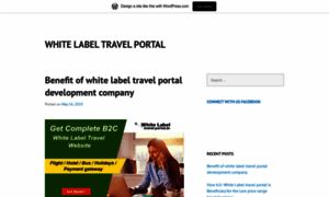 Whitelabeltravelportal.wordpress.com thumbnail