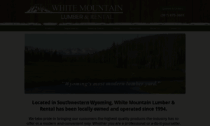 Whitemountainlumber.com thumbnail