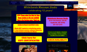 Whitesandsmassagestudio.com thumbnail