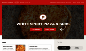 Whitesportpizzamenu.com thumbnail