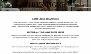 Whitetigerfurniture.com thumbnail