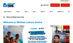 Whitlamleisurecentre.com.au thumbnail