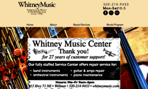 Whitneymusic.com thumbnail