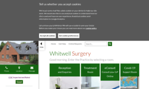 Whitwellsurgery.nhs.uk thumbnail