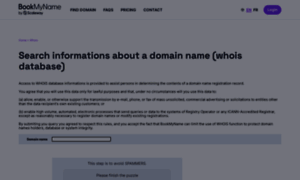 Whois.bookmyname.com thumbnail