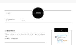 Whois.edidier.com thumbnail