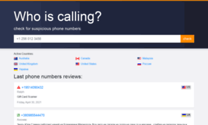 Whoiscallingsearch.com thumbnail