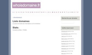 Whoisdomaine.fr thumbnail