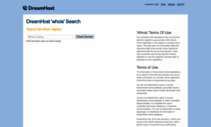 Whoisweb.dreamhost.com thumbnail