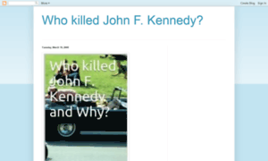 Whokilledjohnfkennedy.blogspot.com thumbnail