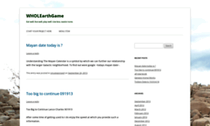 Wholearthbuilder.wordpress.com thumbnail