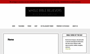 Wholebiblebelievers.com thumbnail