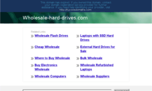 Wholesale-hard-drives.com thumbnail