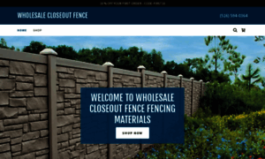 Wholesalecloseoutfence.com thumbnail