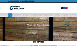 Wholesalefence.ca thumbnail