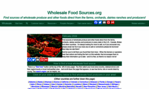 Wholesalefoodsources.org thumbnail